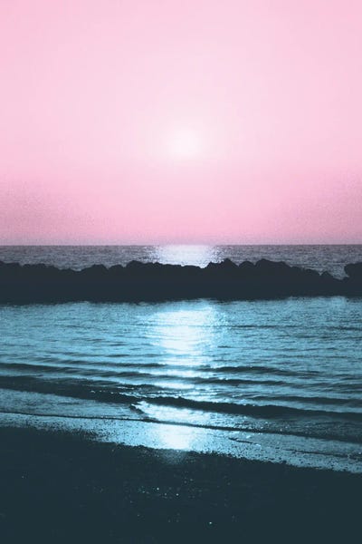 Sunset Ocean Bliss V by Anita's & Bella's Art framed wall art