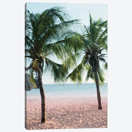 Sunset Palms Beach Vibes I Canvas Print #ABM257} by Anita's & Bella's Art Art Print
