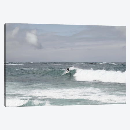 Surfer Riding The Wave I Canvas Print #ABM259} by Anita's & Bella's Art Canvas Art