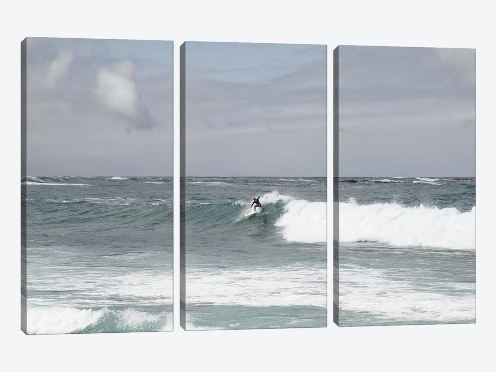 Surfer Riding The Wave I by Anita's & Bella's Art 3-piece Canvas Art