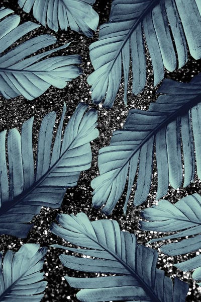 Anita's & Bella's Art: Banana Leaves I Glitter Glam by Anita's & Bella's Art