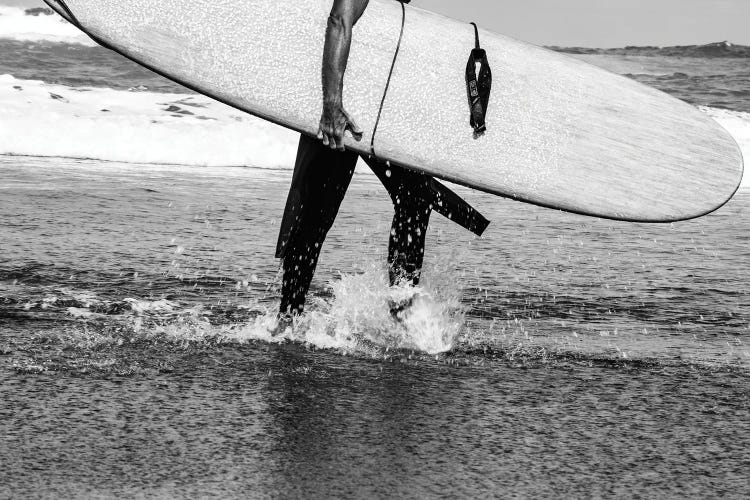 Surfer Black White Vibes II by Anita's & Bella's Art wall art