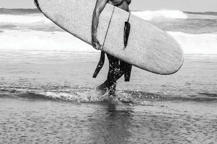 Surfer Black White Vibes IV by Anita's & Bella's Art wall art