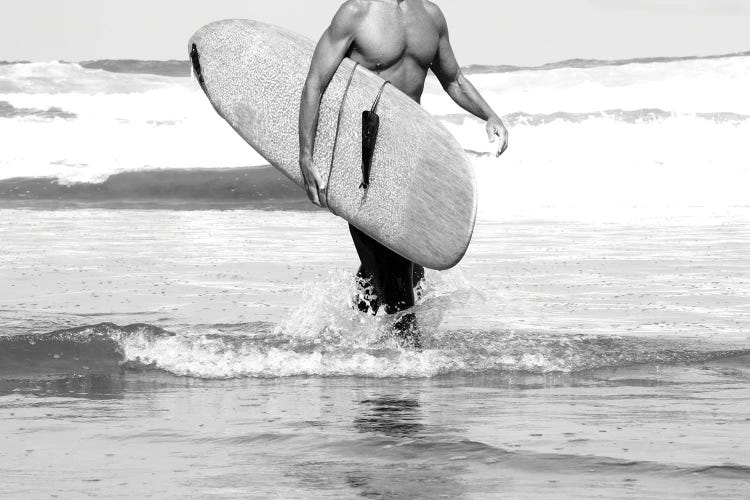 Surfer Black White Vibes I