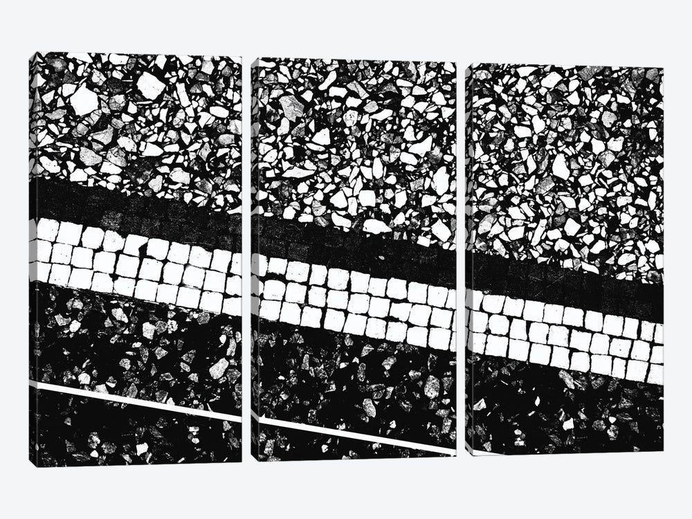 Terrazzo Pattern Black White I by Anita's & Bella's Art 3-piece Canvas Art