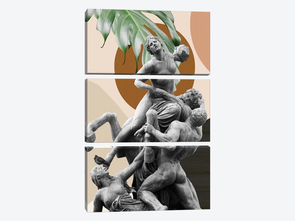 Theseus Saving Hippodamia Abstract Finesse I by Anita's & Bella's Art 3-piece Art Print