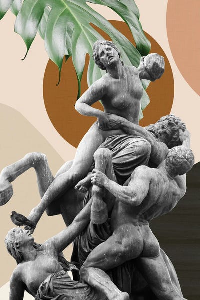 Anita's & Bella's Art: Theseus Saving Hippodamia Abstract Finesse I by Anita's & Bella's Art