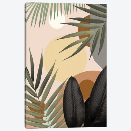 Tropical Abstract Jungle Oasis I Canvas Print #ABM275} by Anita's & Bella's Art Canvas Art Print
