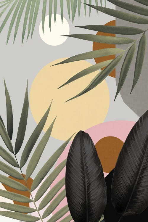 Tropical II Abstract Jungle Oasis