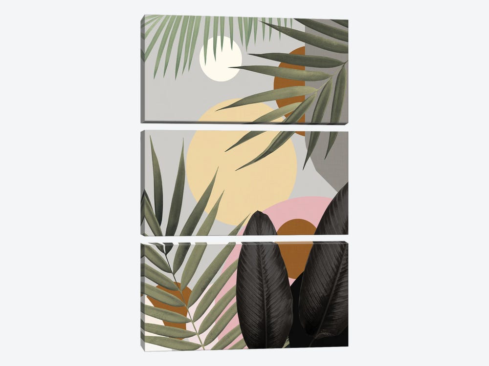 Tropical Abstract Jungle Oasis II by Anita's & Bella's Art 3-piece Art Print