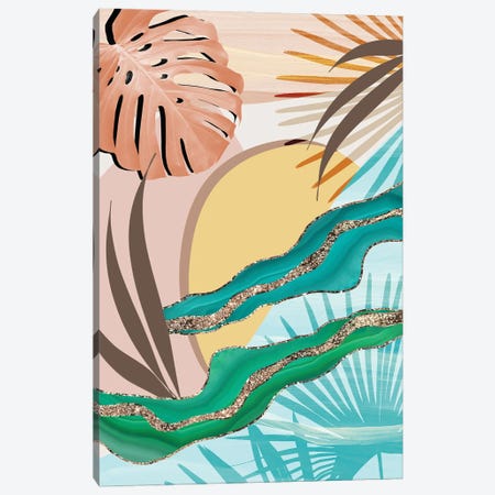 Tropical Summer Oasis I Canvas Print #ABM285} by Anita's & Bella's Art Canvas Art