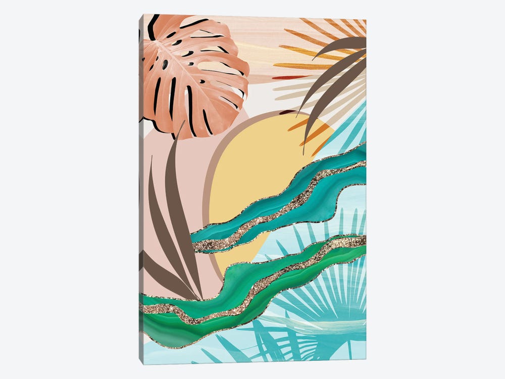 Tropical Summer Oasis I by Anita's & Bella's Art 1-piece Canvas Print