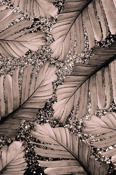 Banana Leaves III Glitter Glam