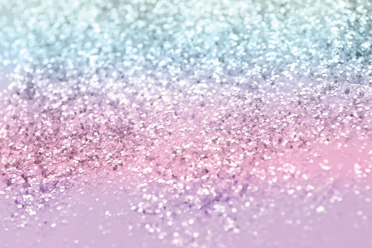 Unicorn Girls Glitter IV by Anita's & Bella's Art canvas print