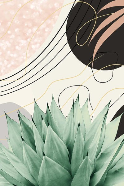 Anita's & Bella's Art: Abstract Agave Glam IV by Anita's & Bella's Art