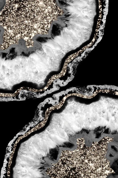Yin Yang Agate XIII Glitter Glam