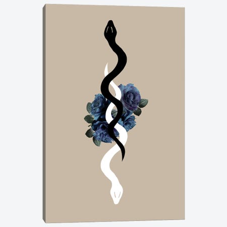 Yin Yang Snake Glam I Canvas Print #ABM304} by Anita's & Bella's Art Canvas Art Print