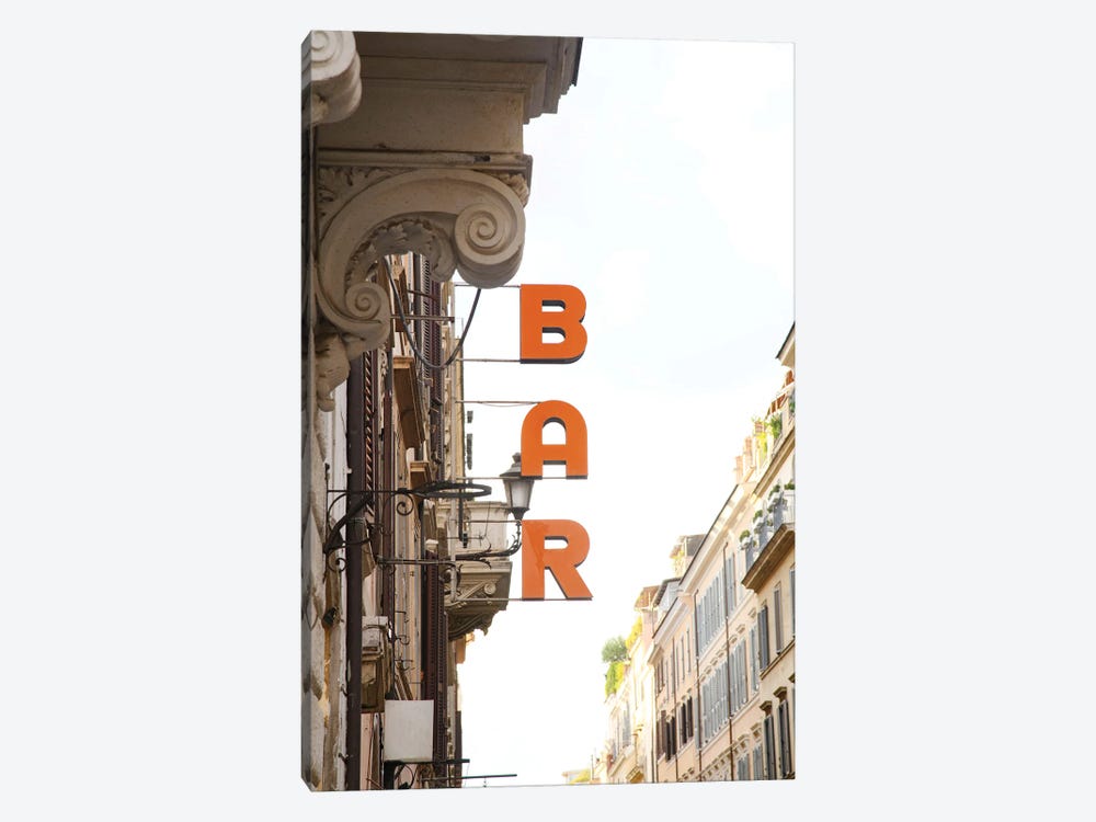 Bar Sign In Rome I by Anita's & Bella's Art 1-piece Canvas Art