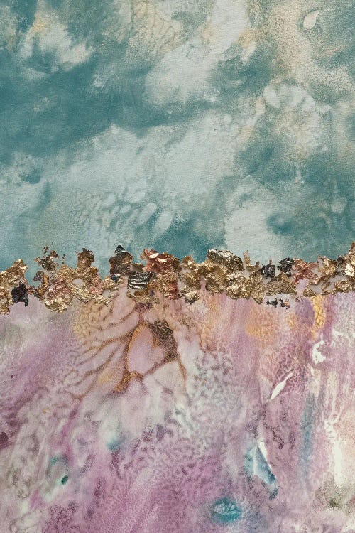 Between Day Night I Abstract Gold by Anita's & Bella's Art wall art