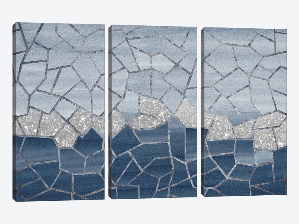 Mosaic Geometric Glam III by Anita's & Bella's Art 3-piece Canvas Art Print