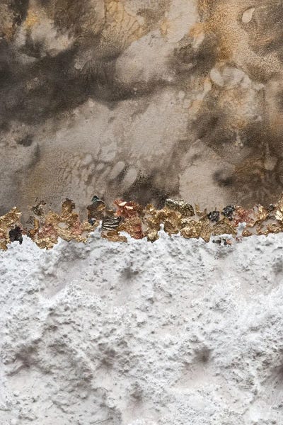 Anita's & Bella's Art: Between Day Night III Abstract Gold by Anita's & Bella's Art