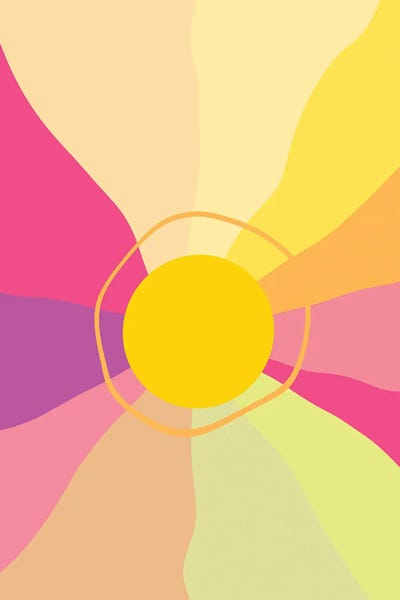 Retro Sunrise Glam I