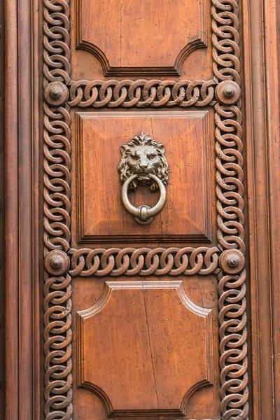 Roman Door With Lion I by Anita's & Bella's Art art print