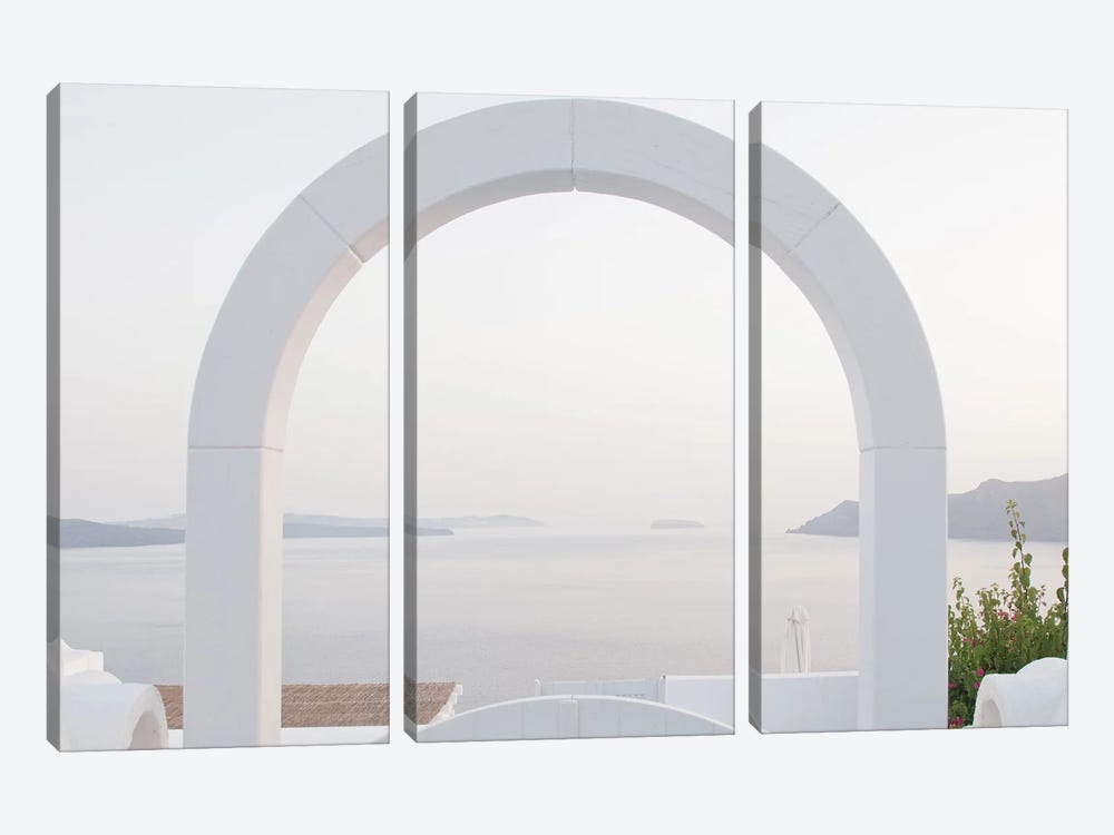 Santorini Oia Gate V by Anita's & Bella's Art 3-piece Art Print