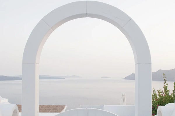 Anita's & Bella's Art: Santorini Oia Gate V by Anita's & Bella's Art