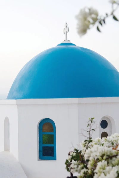 Famous Places Of Worship: Santorini Oia Greece I by Anita's & Bella's Art