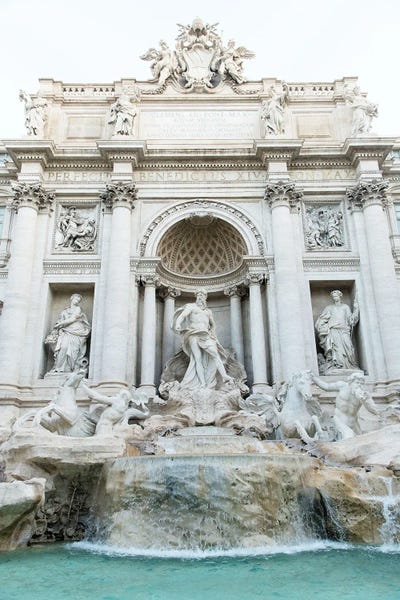 Fountains: Trevi Fountain In Rome I by Anita's & Bella's Art