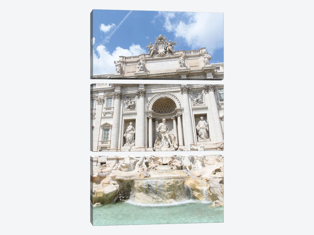 Trevi Fountain In Rome II by Anita's & Bella's Art 3-piece Canvas Art