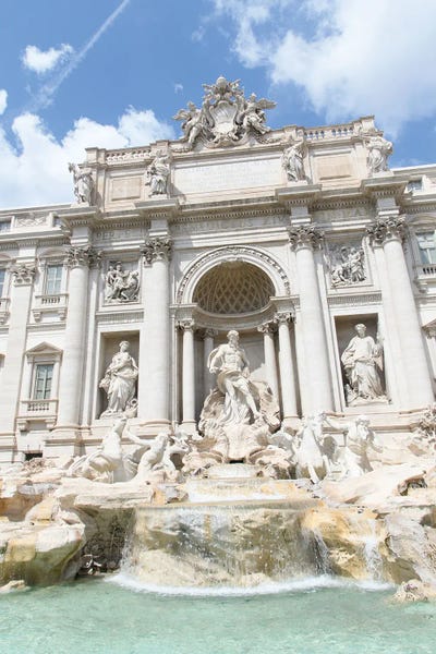 Fountains: Trevi Fountain In Rome II by Anita's & Bella's Art