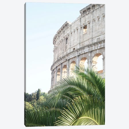 The Colosseum In Rome With Palm I Canvas Print #ABM358} by Anita's & Bella's Art Art Print