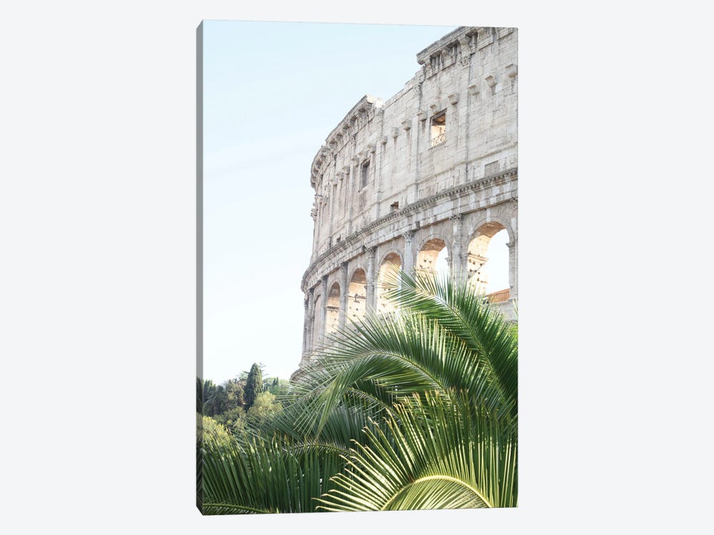 The Colosseum In Rome With Palm I by Anita's & Bella's Art 1-piece Canvas Artwork
