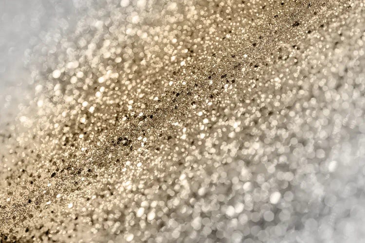 Gold Silver Bokeh Glitter