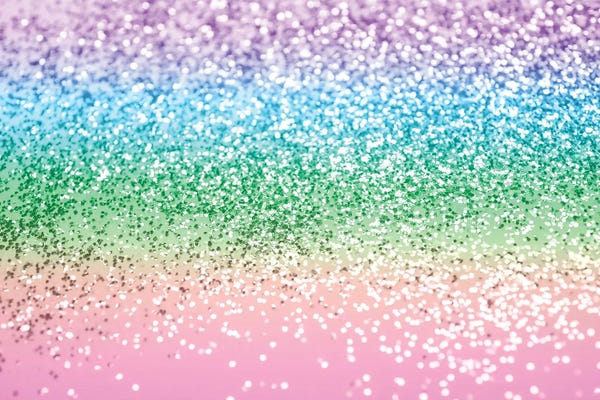 Anita's & Bella's Art: Rainbow Unicorn Glitter (Faux Glitter) by Anita's & Bella's Art