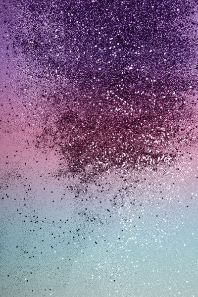 Unicorn Girls Glitter VIB (Faux Glitter) by Anita's & Bella's Art framed canvas print