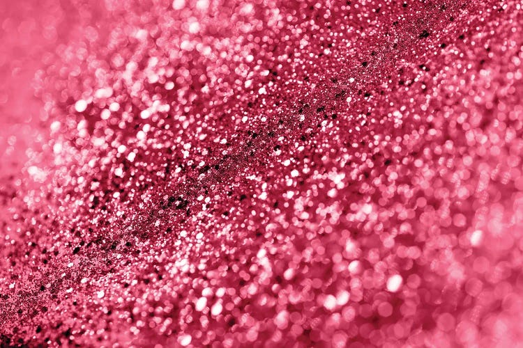 Viva Magenta Bokeh Glitter (Faux Glitter)