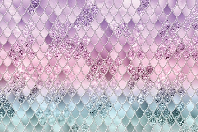 Mermaid Glitter Scales IIA (Faux Glitter)