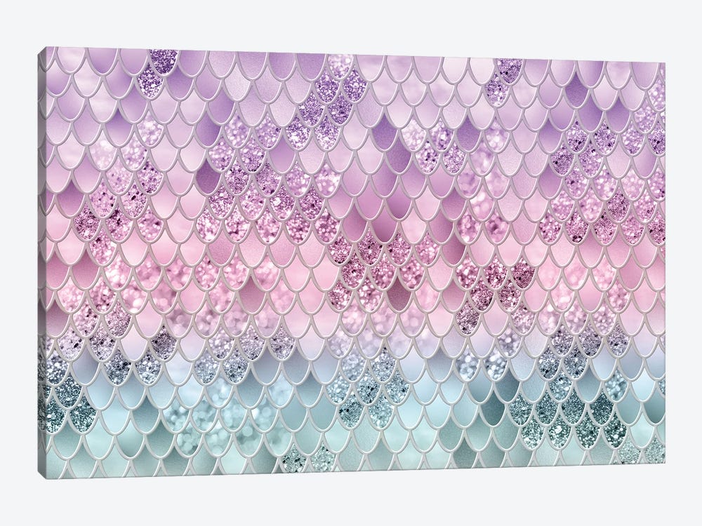 Mermaid Glitter Scales IIA (Faux Glitter) by Anita's & Bella's Art 1-piece Art Print
