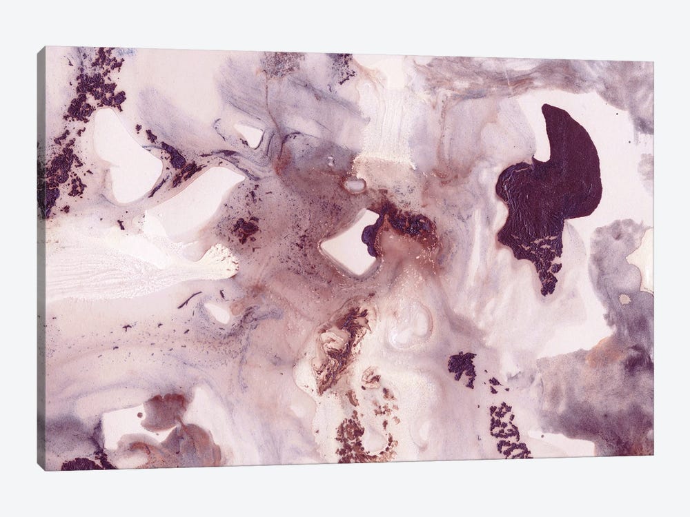 Plum Blush Ink Marble Glam by Anita's & Bella's Art 1-piece Art Print