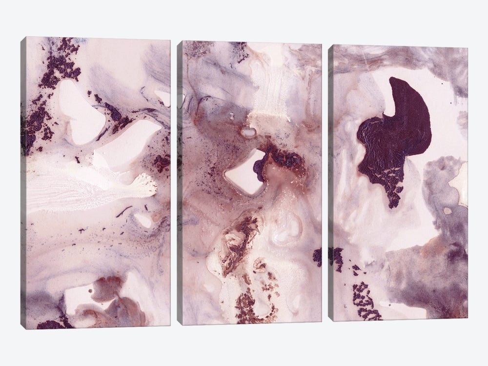 Plum Blush Ink Marble Glam by Anita's & Bella's Art 3-piece Canvas Art Print