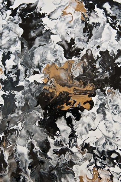 Abstract Marble Acrylic Glam I by Anita's & Bella's Art canvas print