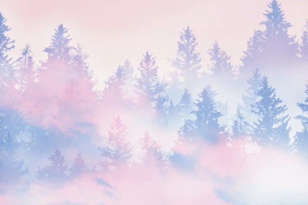 Mist & Fog: Pastel Forest Dream III by Anita's & Bella's Art
