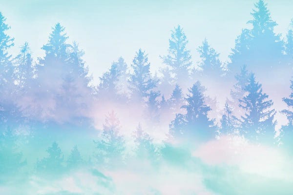 Anita's & Bella's Art: Pastel Forest Dream IV by Anita's & Bella's Art
