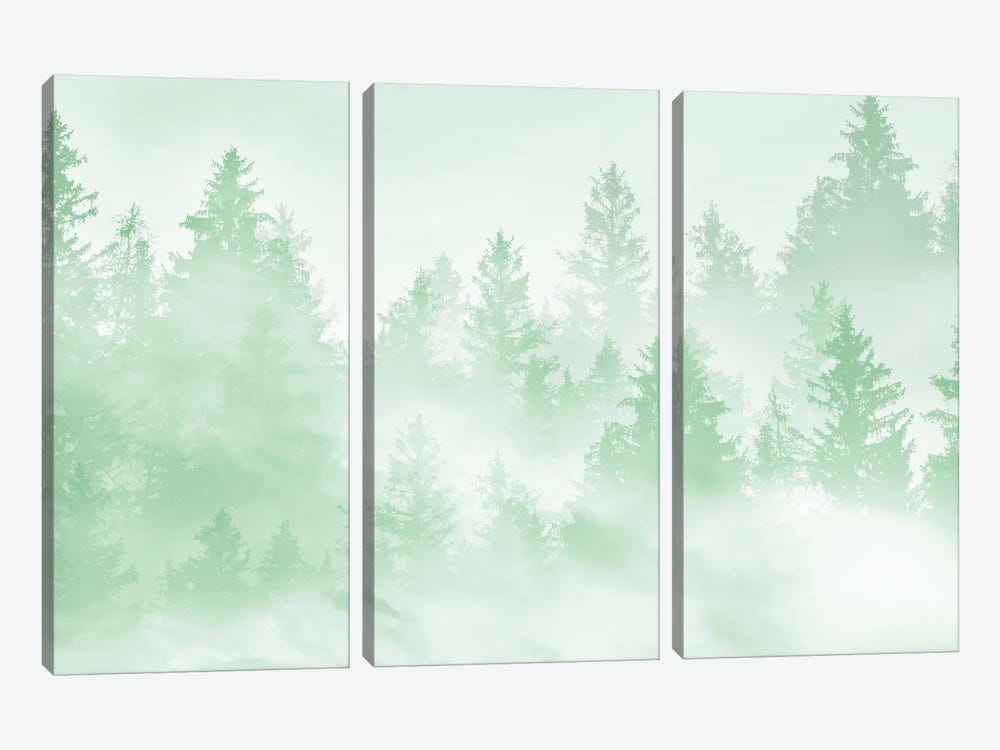 Soft Green Forest Dream by Anita's & Bella's Art 3-piece Canvas Art
