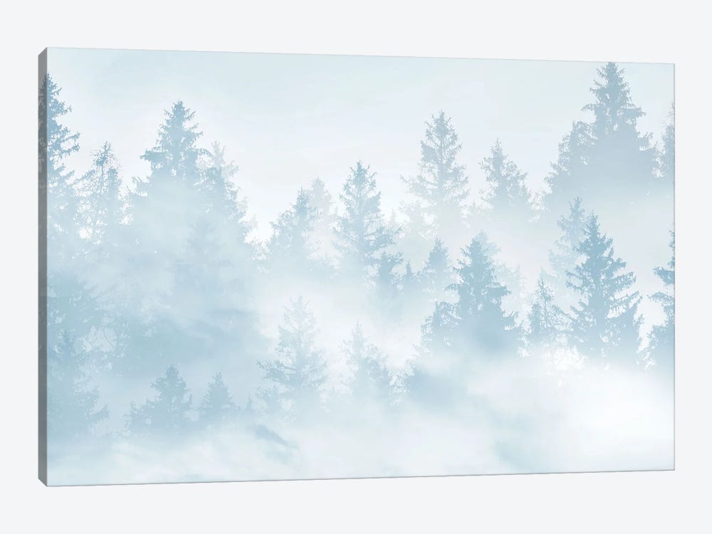 Soft Blue Forest Dream by Anita's & Bella's Art 1-piece Canvas Art Print