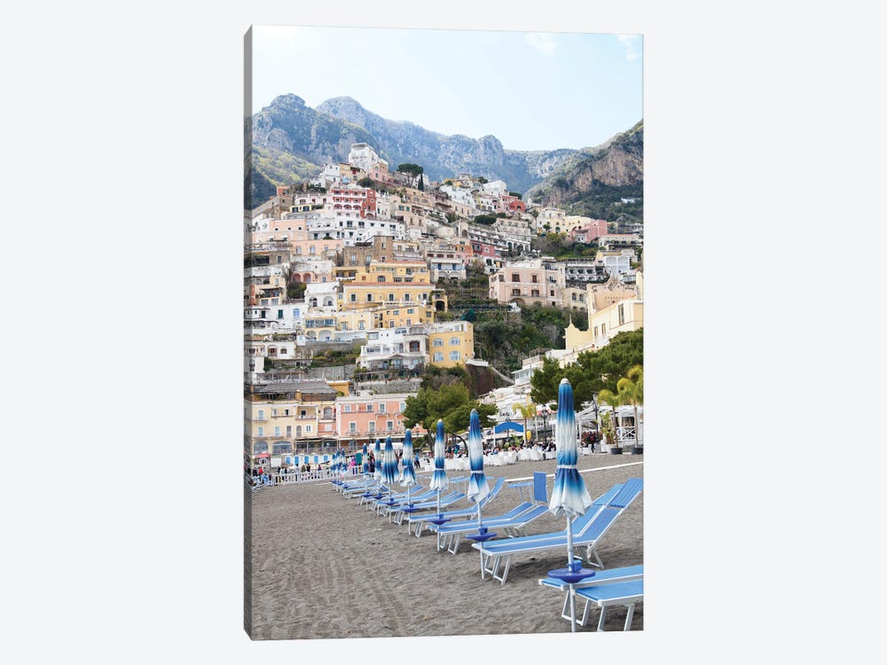 Positano Beach Umbrellas Dream I by Anita's & Bella's Art 1-piece Art Print