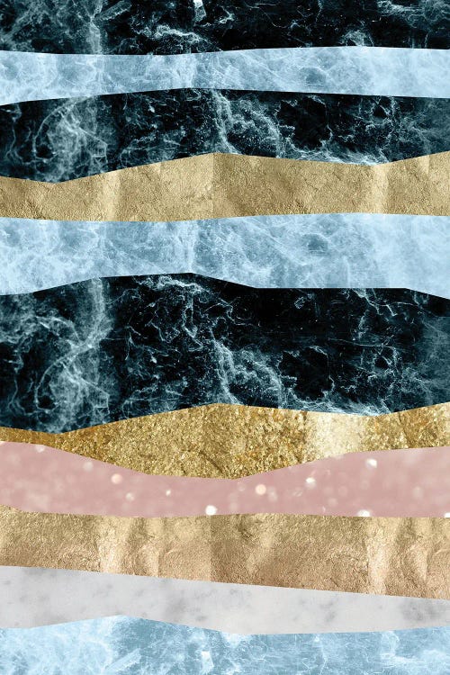 Blue Ocean Waves I by Anita's & Bella's Art wall art